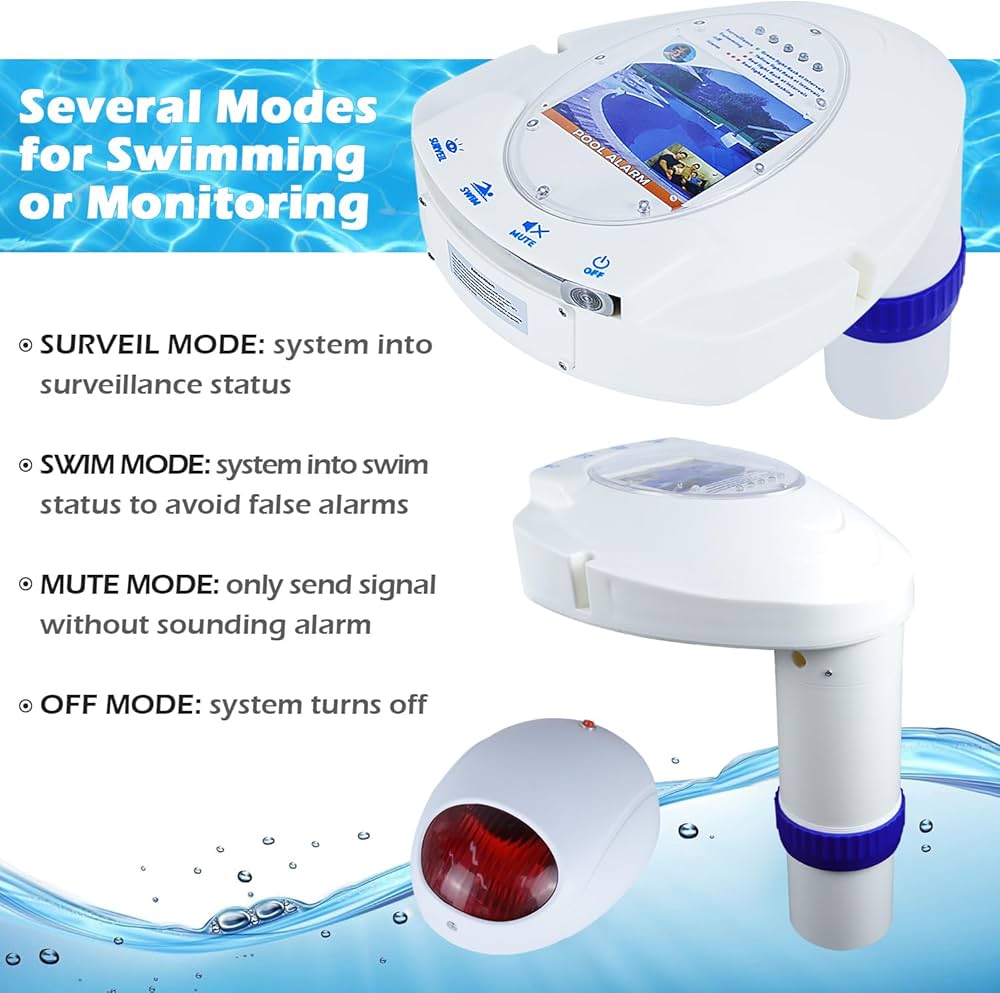 Pool scout swimming alarm