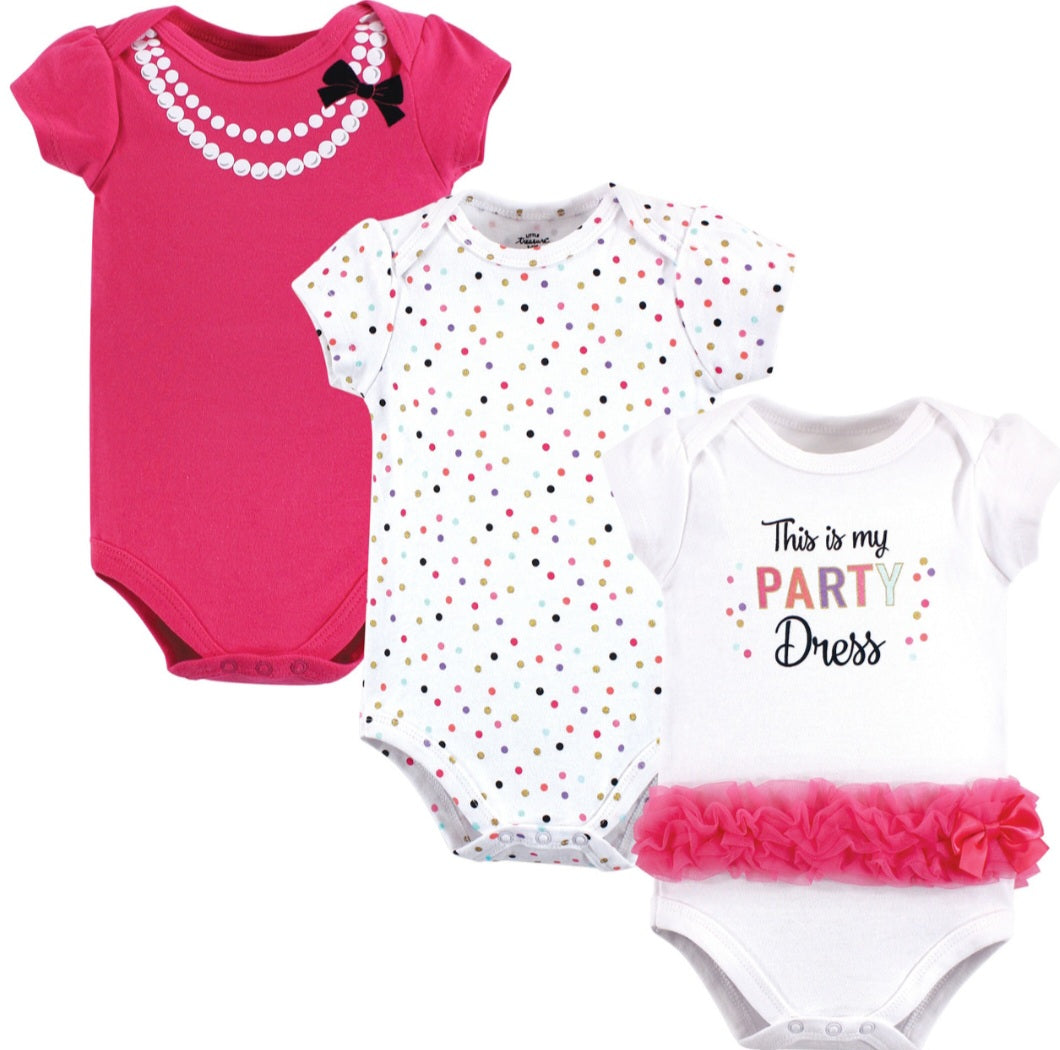 Party princess 3 piece Romper set