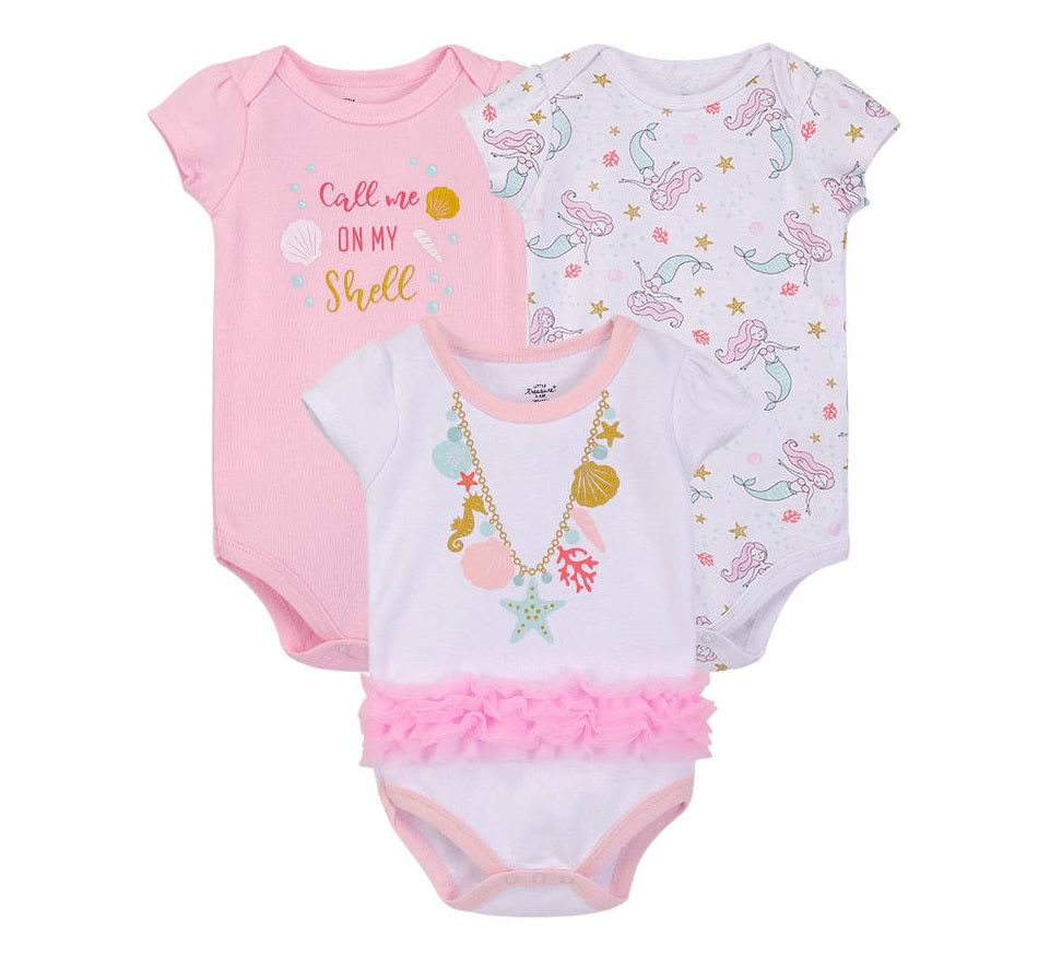 Sea shells 3 piece Romper set