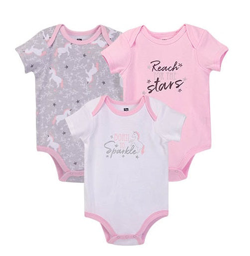 Sparkle unicorn 3 piece romper set