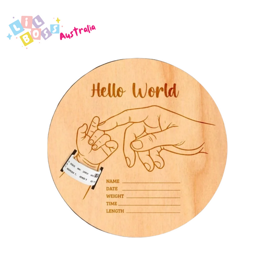 Baby hospital Keepsake disc's