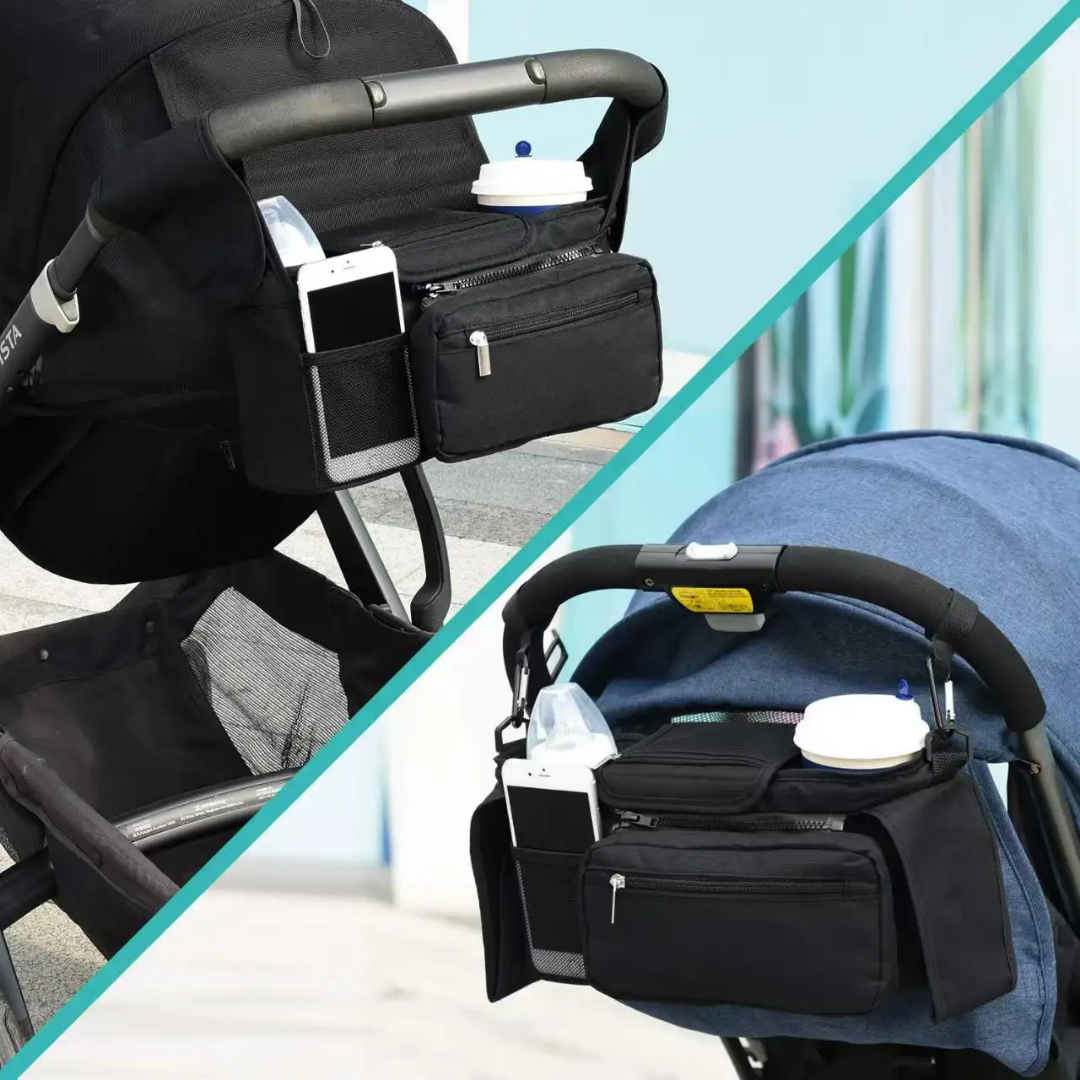 Universal detachable Pram Caddy organiser