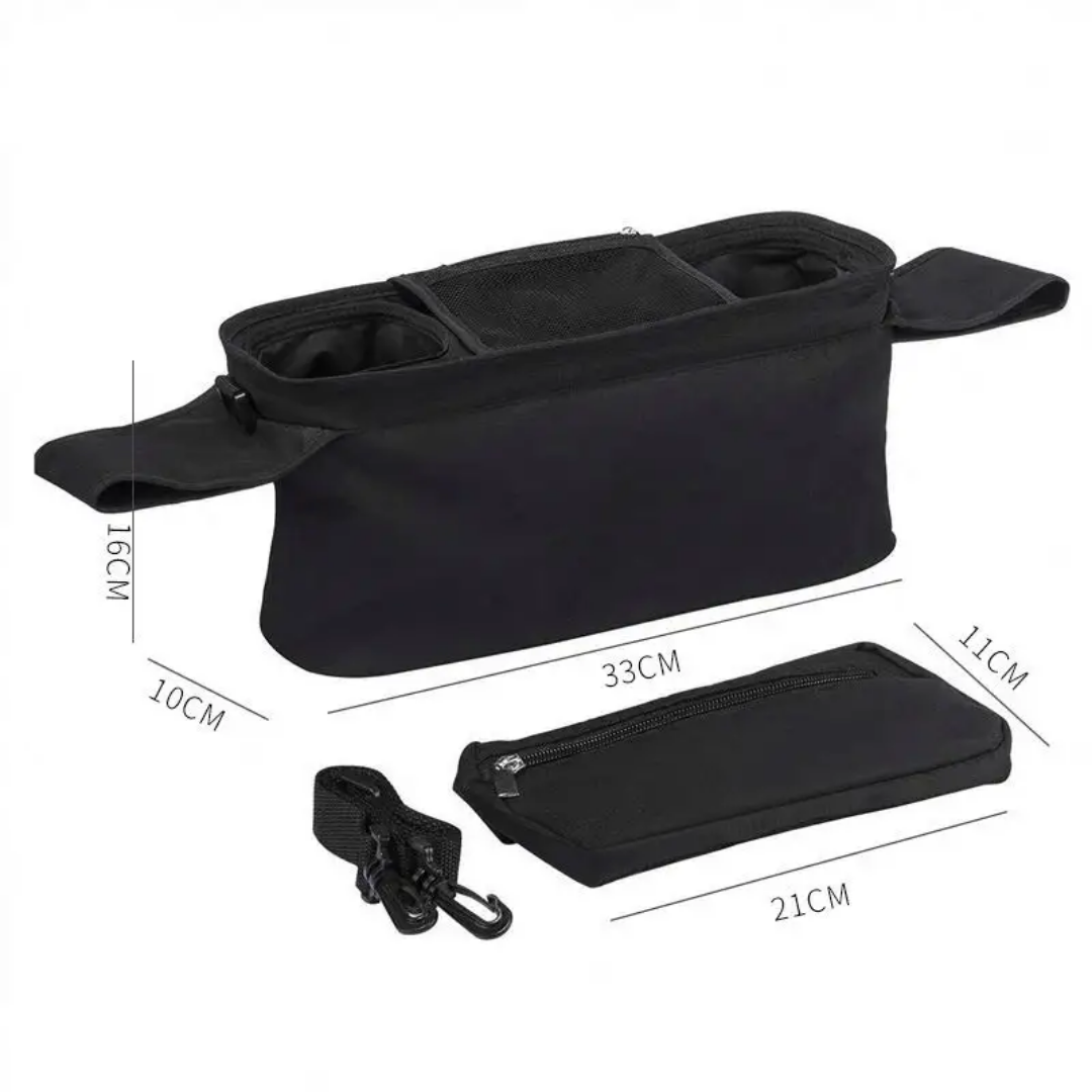 Universal detachable Pram Caddy organiser
