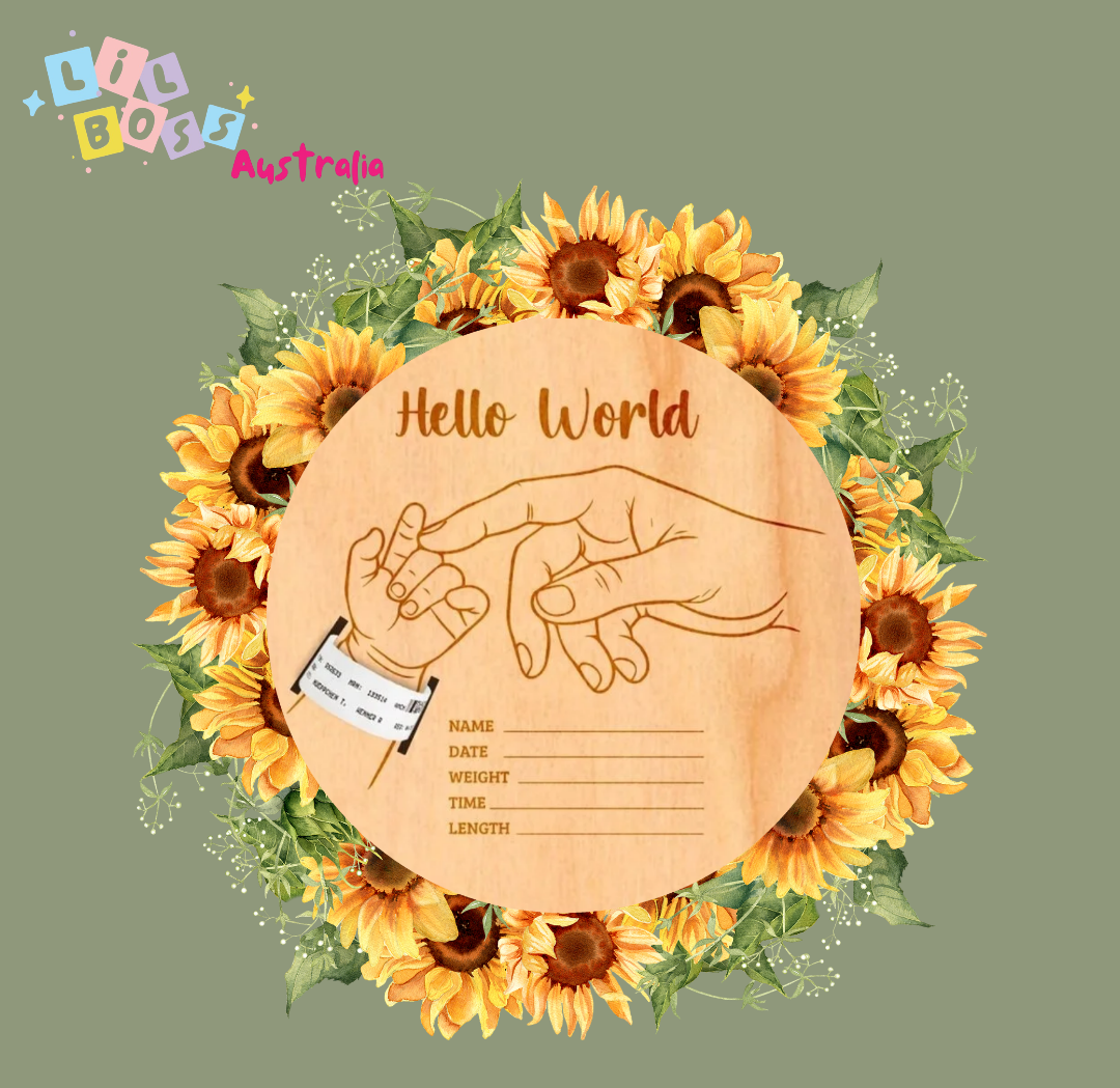 Baby hospital Keepsake disc's