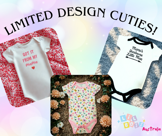 Limited Design 3-6 month Rompers