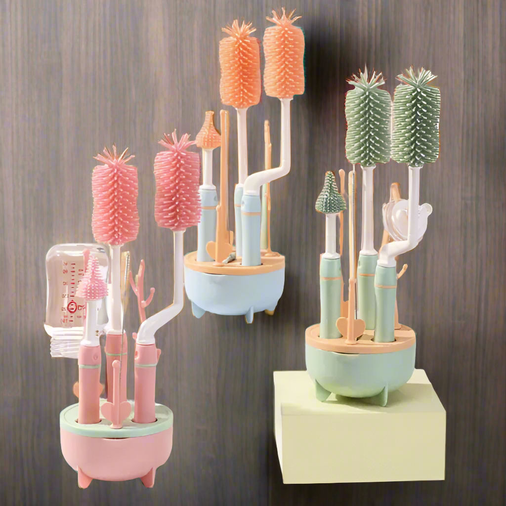 Bottle brush cleaning set