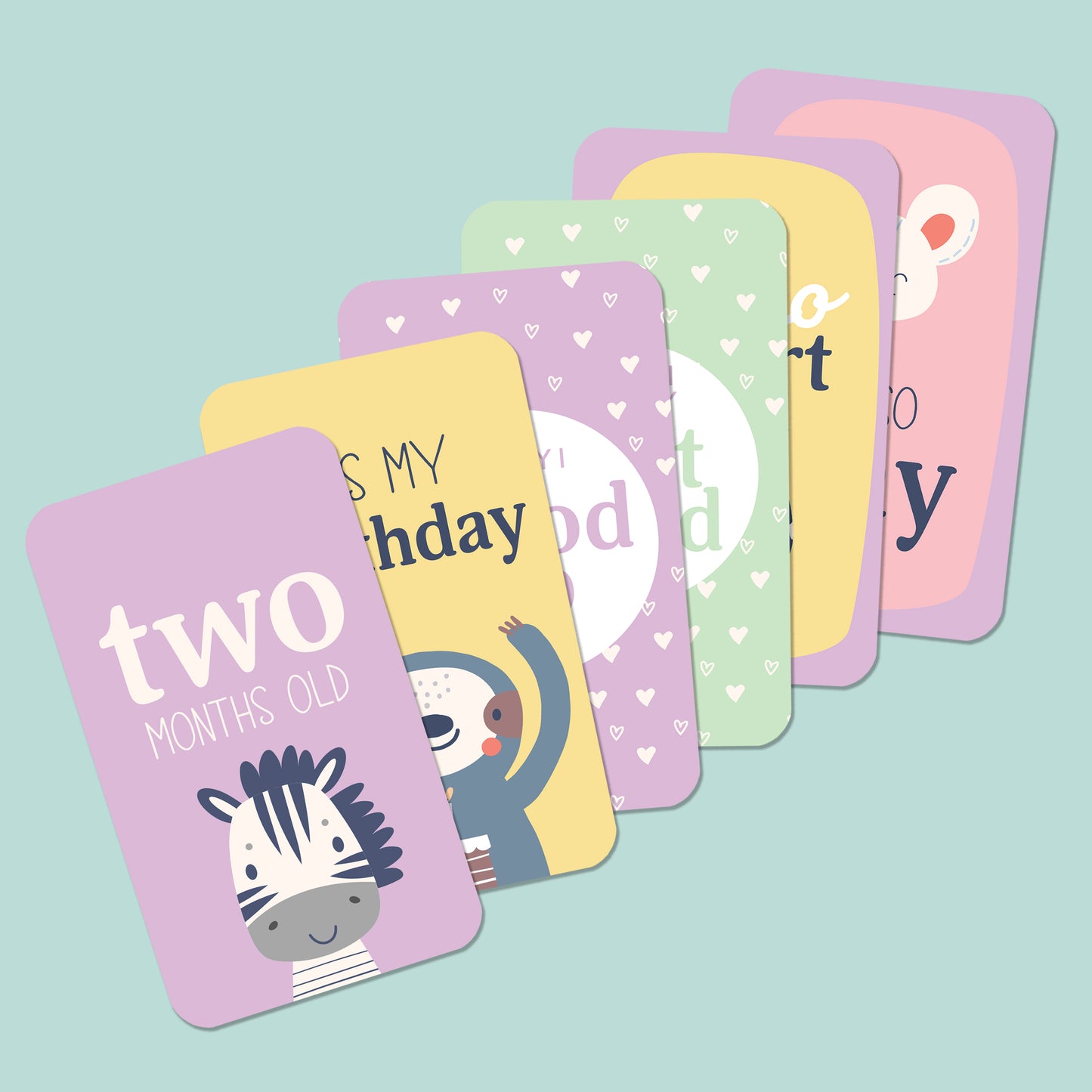 Baby Milestone cards plus free record book