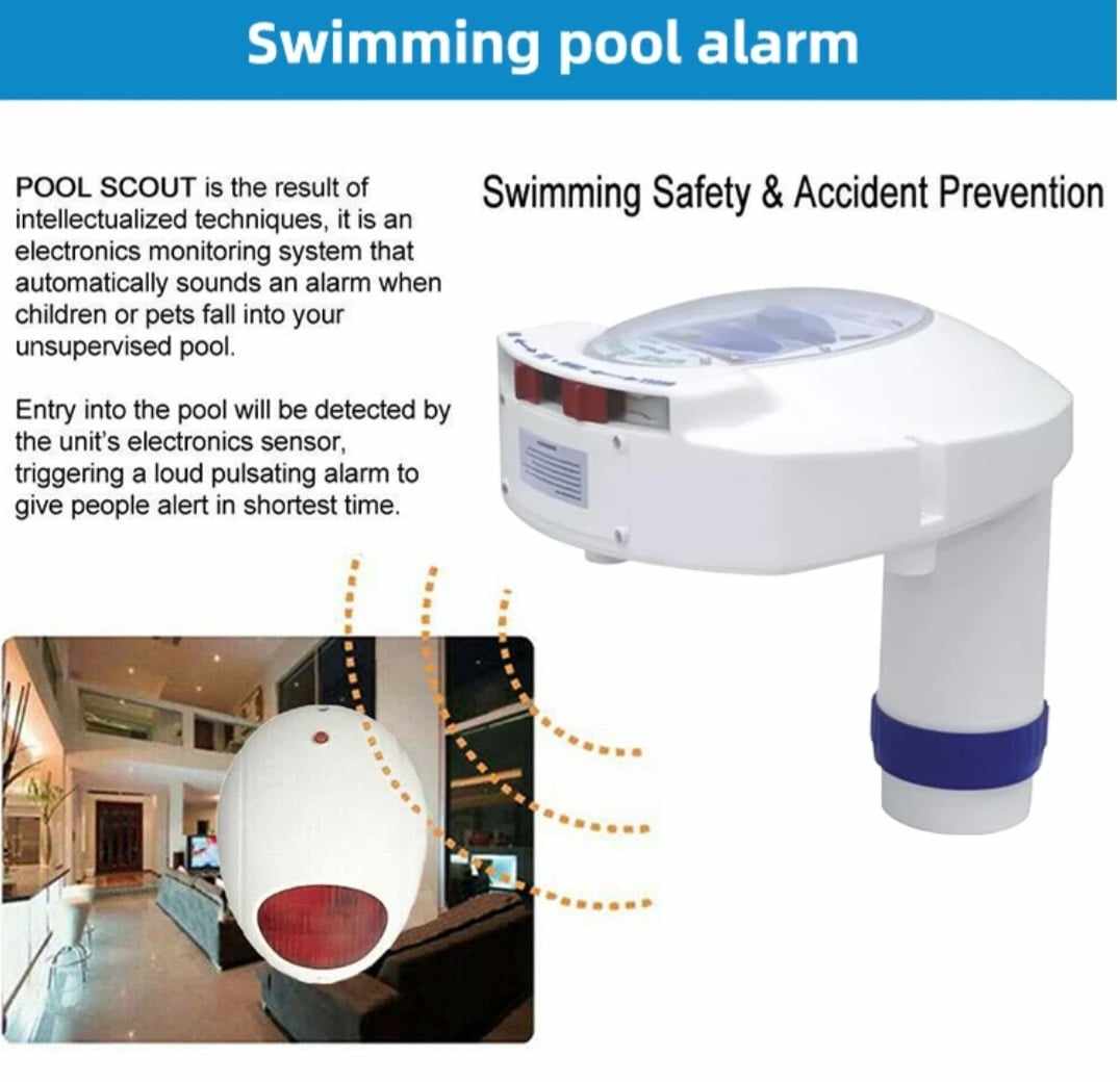 Pool scout swimming alarm