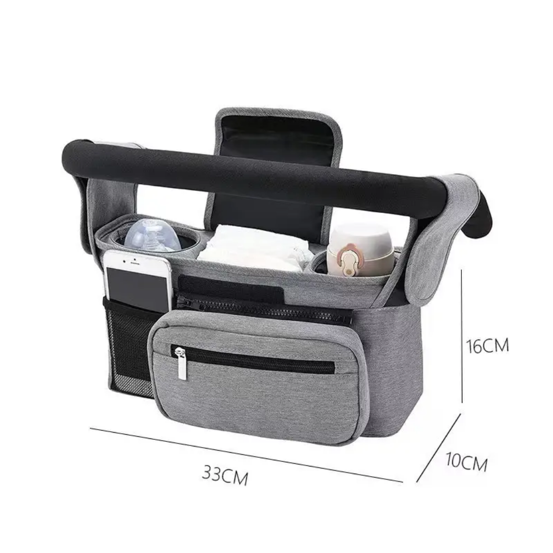 Universal detachable Pram Caddy organiser
