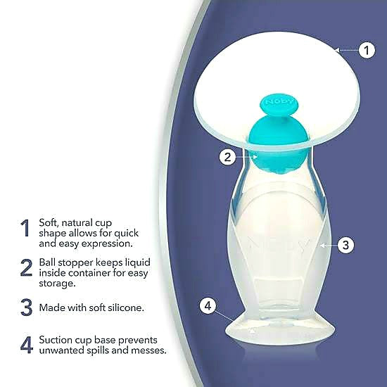 Nuby Silicone natural breast pump