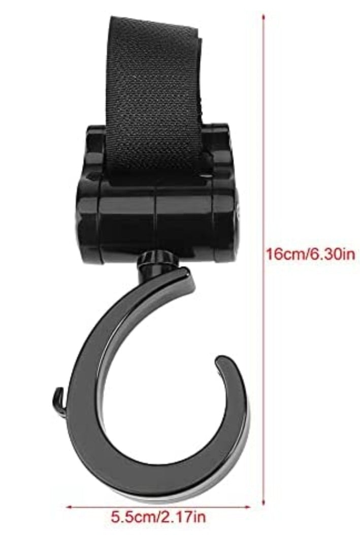 2 Piece Pram Hook Set
