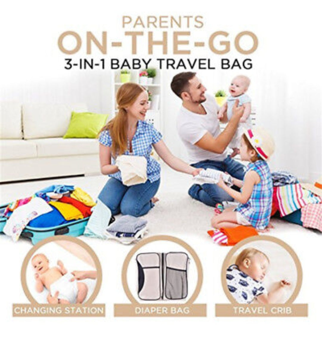 3-in-one Travel Nappy bag