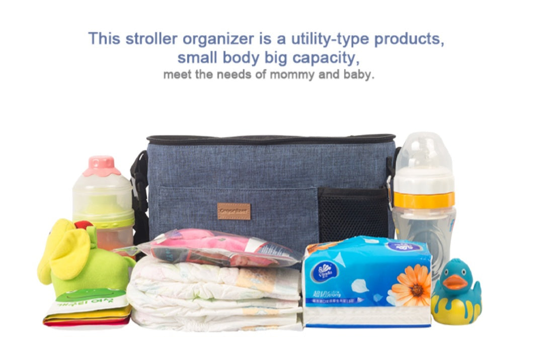 Organized On-The-Go Versatile Pram Caddy