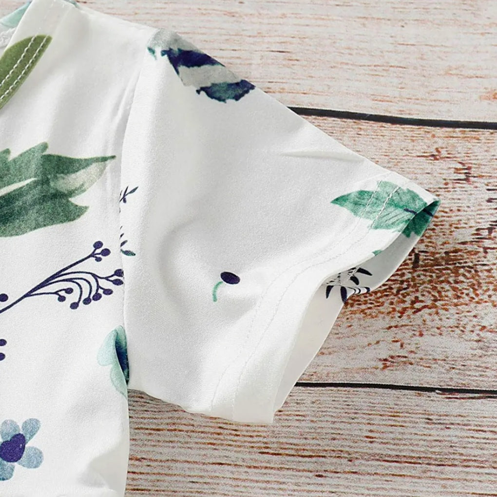 Floral Top and Jeans Set
