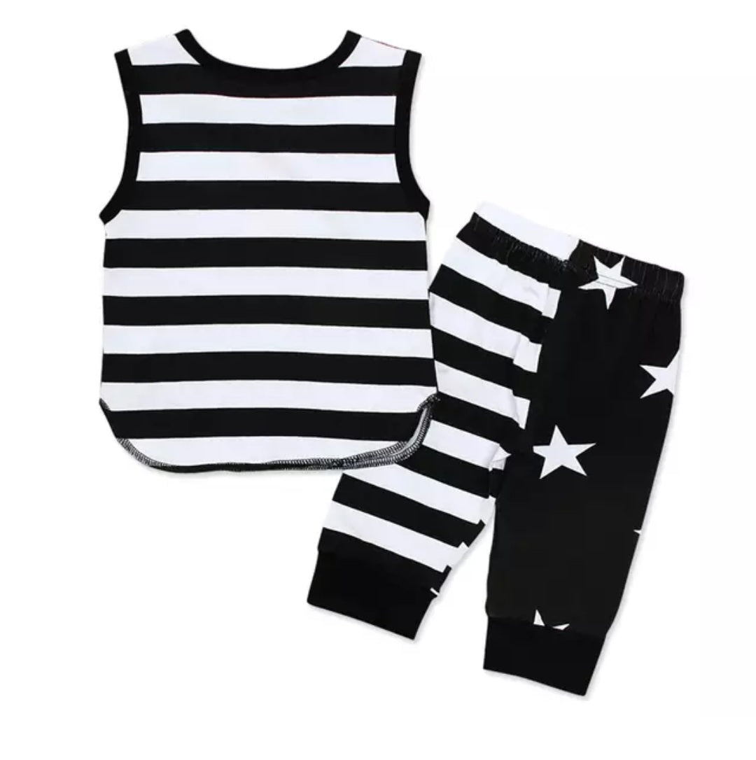 Stars and Stripes Top and Chino Set