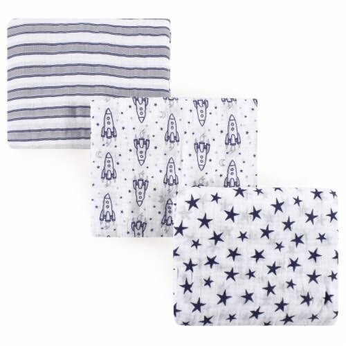 Hudson Baby Swaddle Blankets Set of 3