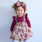 Flowery Baby Play-suit and Top Set