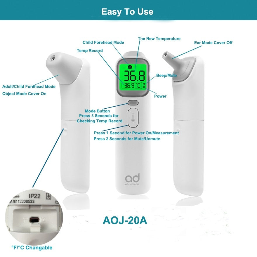 Smart 4-in-1 InfraredThermometer