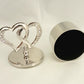 Mini silver heart trinket box