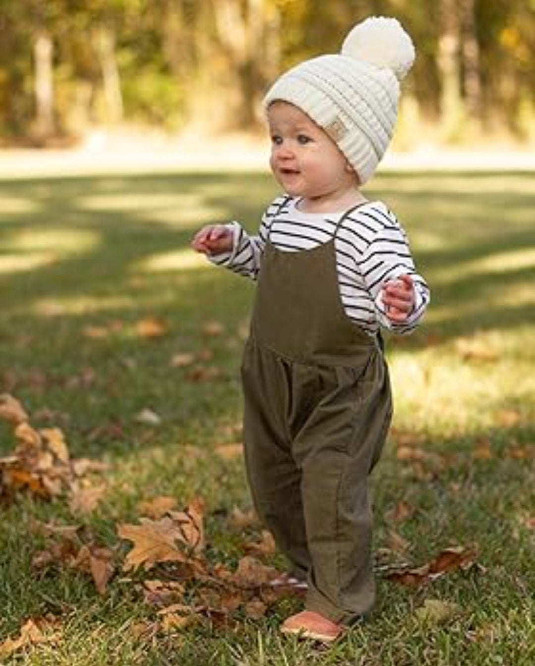 Little girls Stripe Top and jumpsuit Set