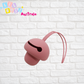 Silicone smiley face Dummy holder