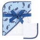 Hudson Baby Hooded Towel and Washer Set for Bath Time