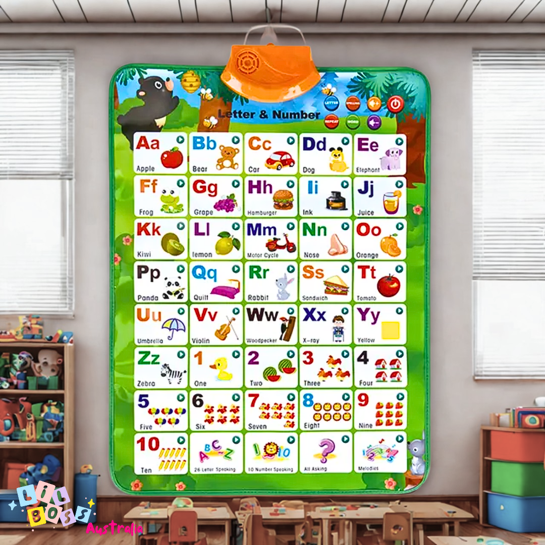 Interactive learning poster – Lil Boss Australia