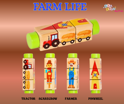 Baby Montessori Puzzle Block