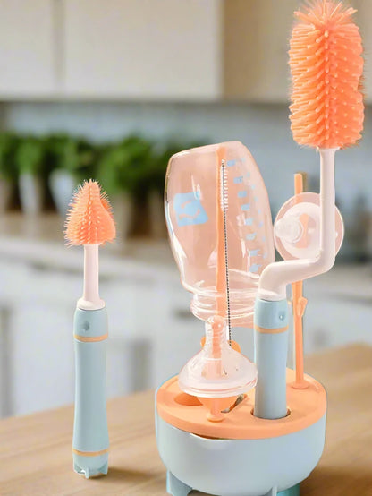 Silicone 360°Bottle brush cleaning set