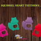 Squirrel Heart Teether's