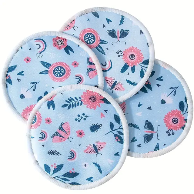 4 pack Reusable Bamboo nursing pads