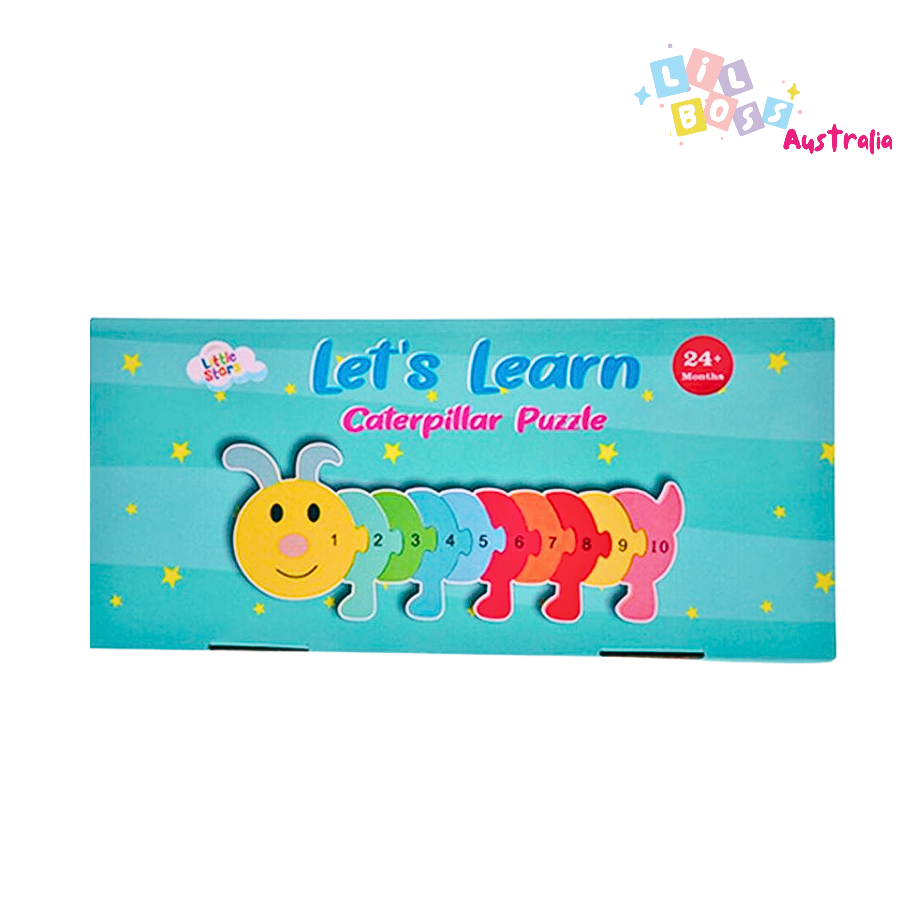 Let's learn wooden caterpillar