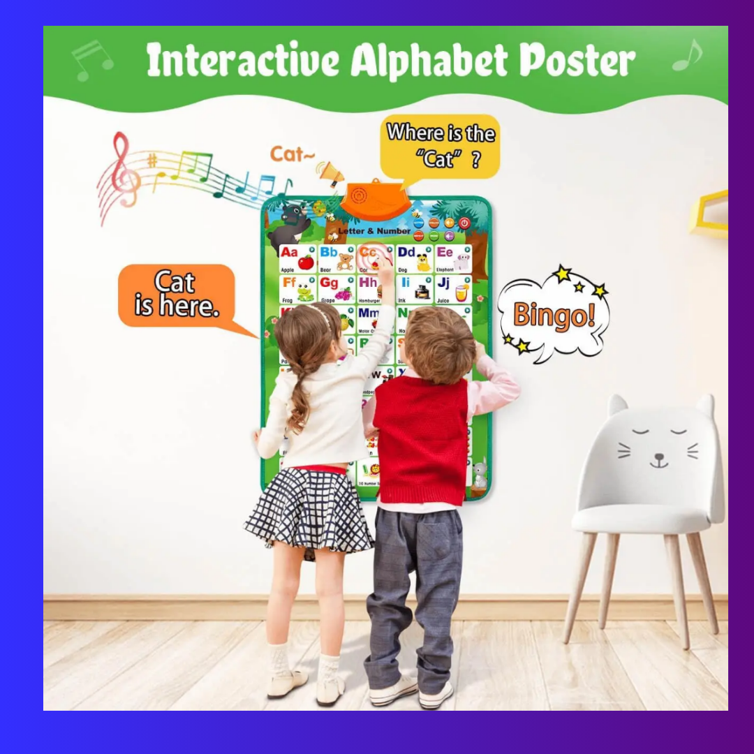 Interactive learning poster