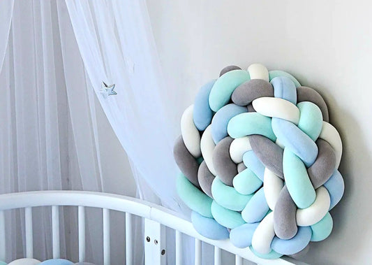 Braided cot bumper