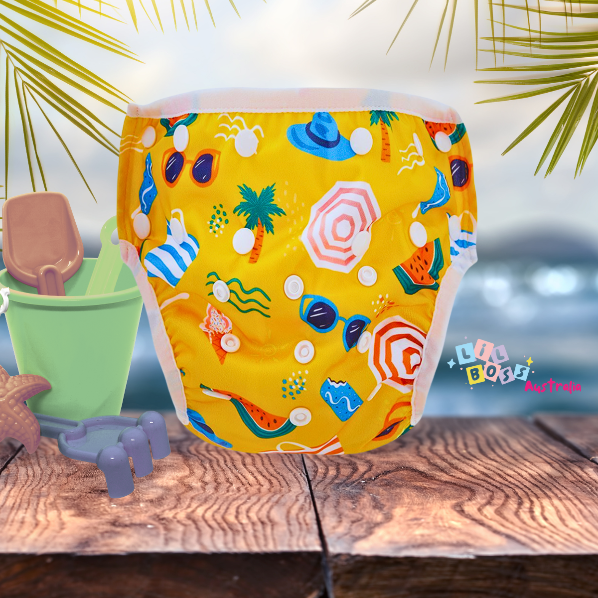 One size fits most Reusable Swimming nappies