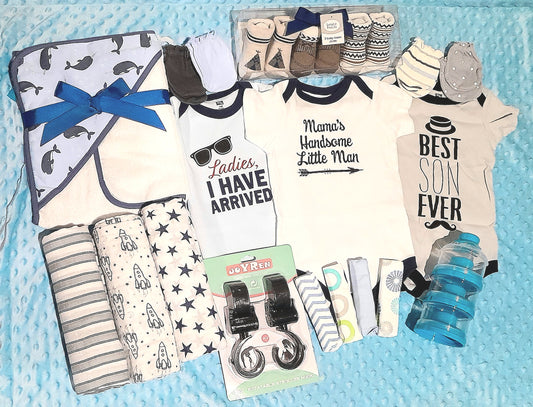 Baby boy Large Gift basket