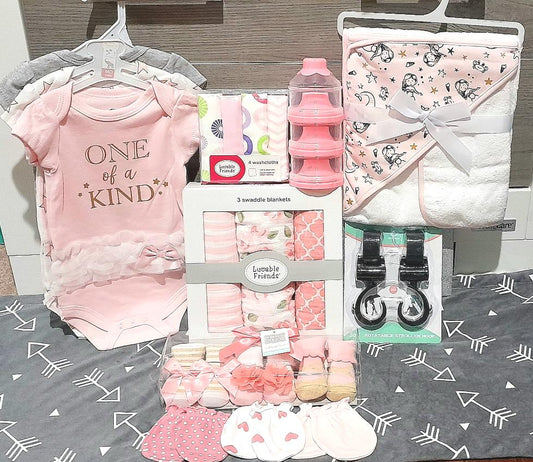 Baby girl Large gift basket