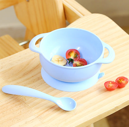 Silicone Suction Bowl and Spoon Set