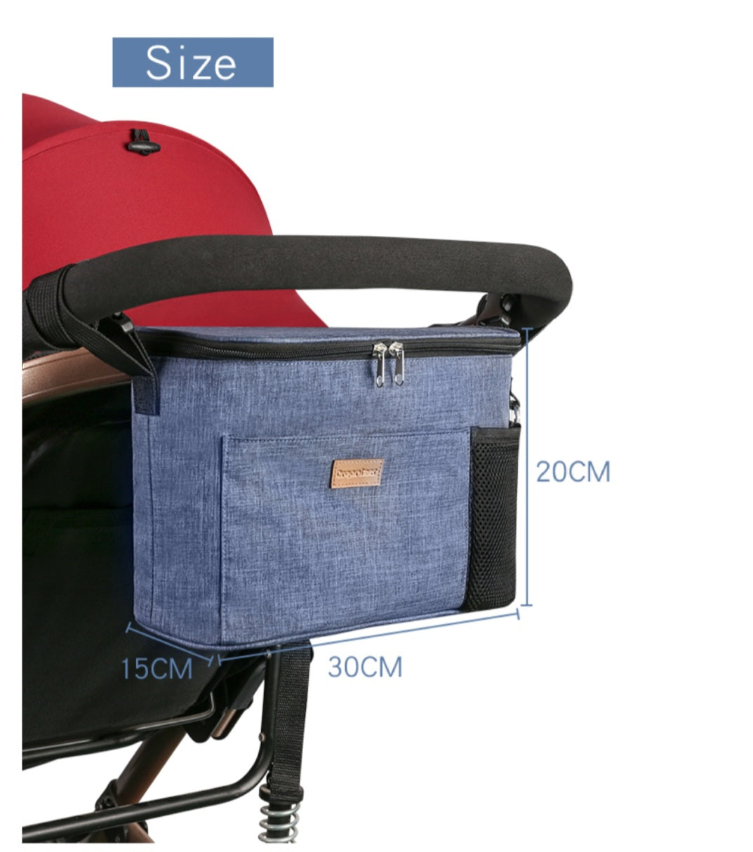 Organized On-The-Go Versatile Pram Caddy