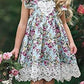 Beautiful girls floral Boho dress