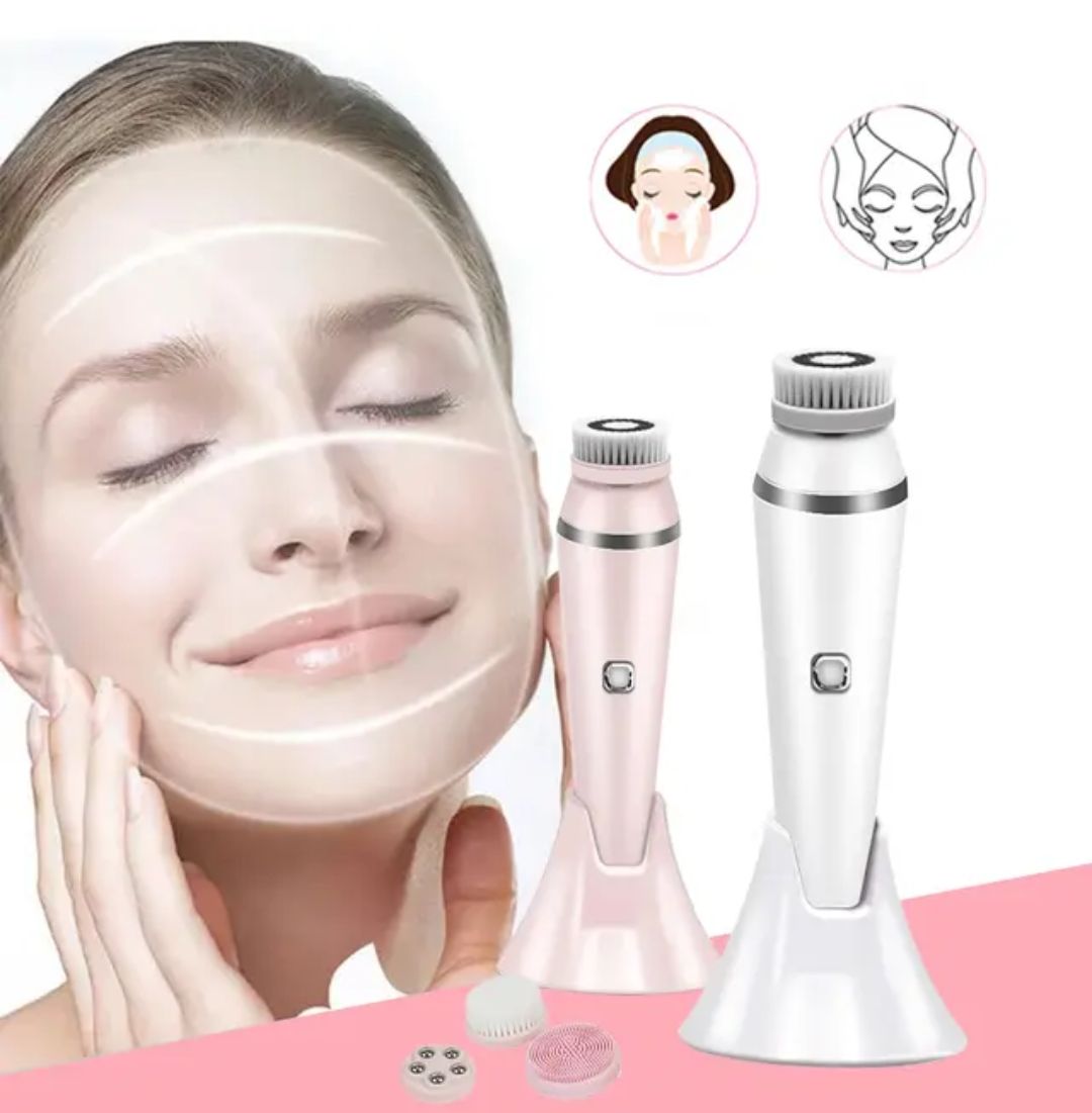 “Versatile 4-in-1 Facial Care System: Unveil Radiant Skin with Ease”