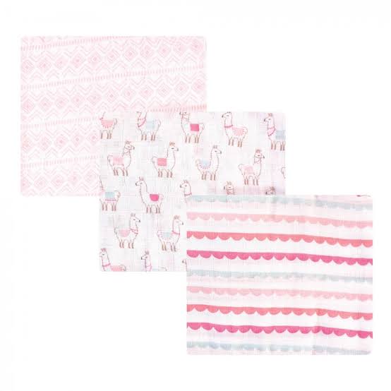 Luvable Friends Swaddle Blankets Set of 3